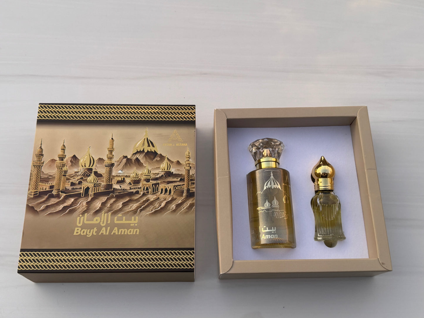 Bayt Al Aman perfume and concentrated body oil by Astana Millano