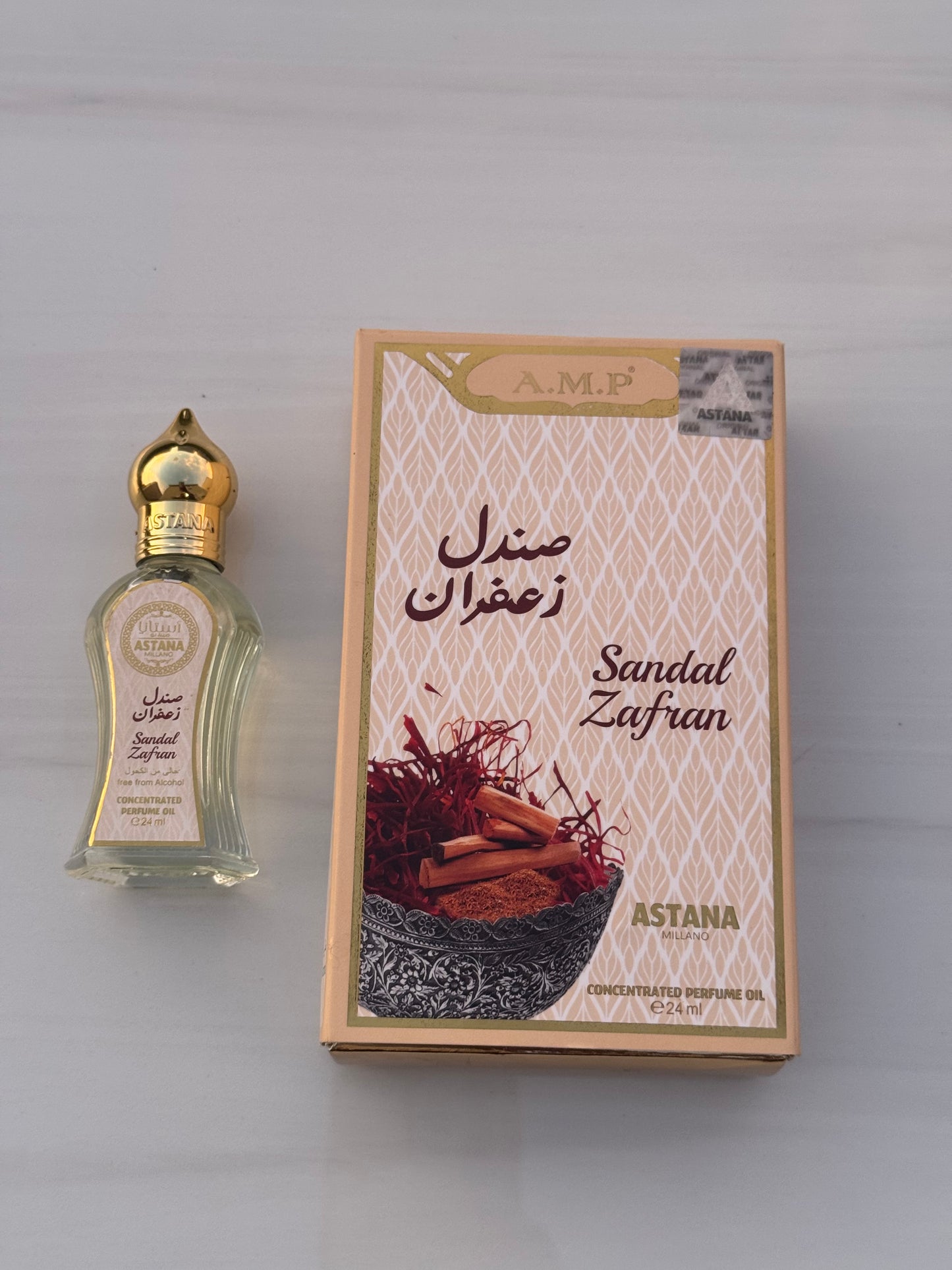 Sandal Zafran Concentrated Perfume oil by Astana Millano